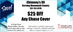 ChimneyRX in Monmouth county coupon special