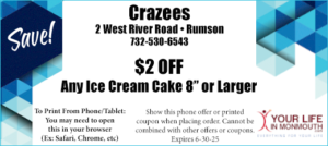 Crazees Ice Cream Rumson NJ